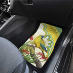 Australia Rock Parrot Car Mats Kangaroo Paws Indigenous Art - Aussie Hoodie