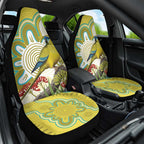 Australia Rock Parrot Car Seat Cover Kangaroo Paws Indigenous Art - Aussie Hoodie