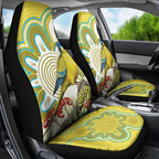 Australia Rock Parrot Car Seat Cover Kangaroo Paws Indigenous Art - Aussie Hoodie