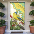 Australia Rock Parrot Door Cover Kangaroo Paws Indigenous Art - Aussie Hoodie