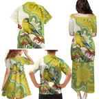 Australia Rock Parrot Family Matching Puletasi and Hawaiian Shirt Kangaroo Paws Indigenous Art - Aussie Hoodie