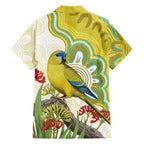 Australia Rock Parrot Family Matching Puletasi and Hawaiian Shirt Kangaroo Paws Indigenous Art - Aussie Hoodie