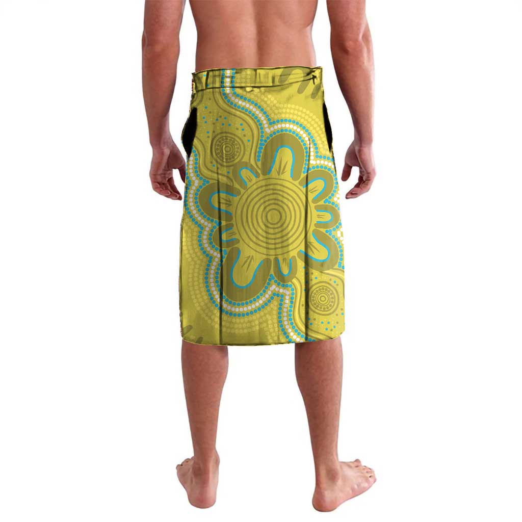 Australia Rock Parrot Lavalava Kangaroo Paws Indigenous Art - Aussie Hoodie