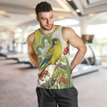 Australia Rock Parrot Men Tank Top Kangaroo Paws Indigenous Art - Aussie Hoodie