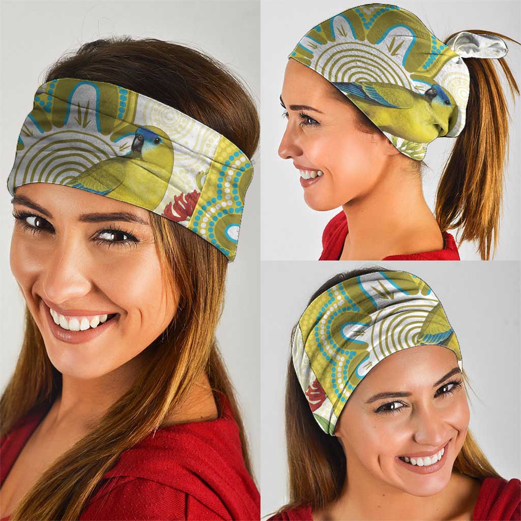 Australia Rock Parrot Neck Gaiter Kangaroo Paws Indigenous Art - Aussie Hoodie
