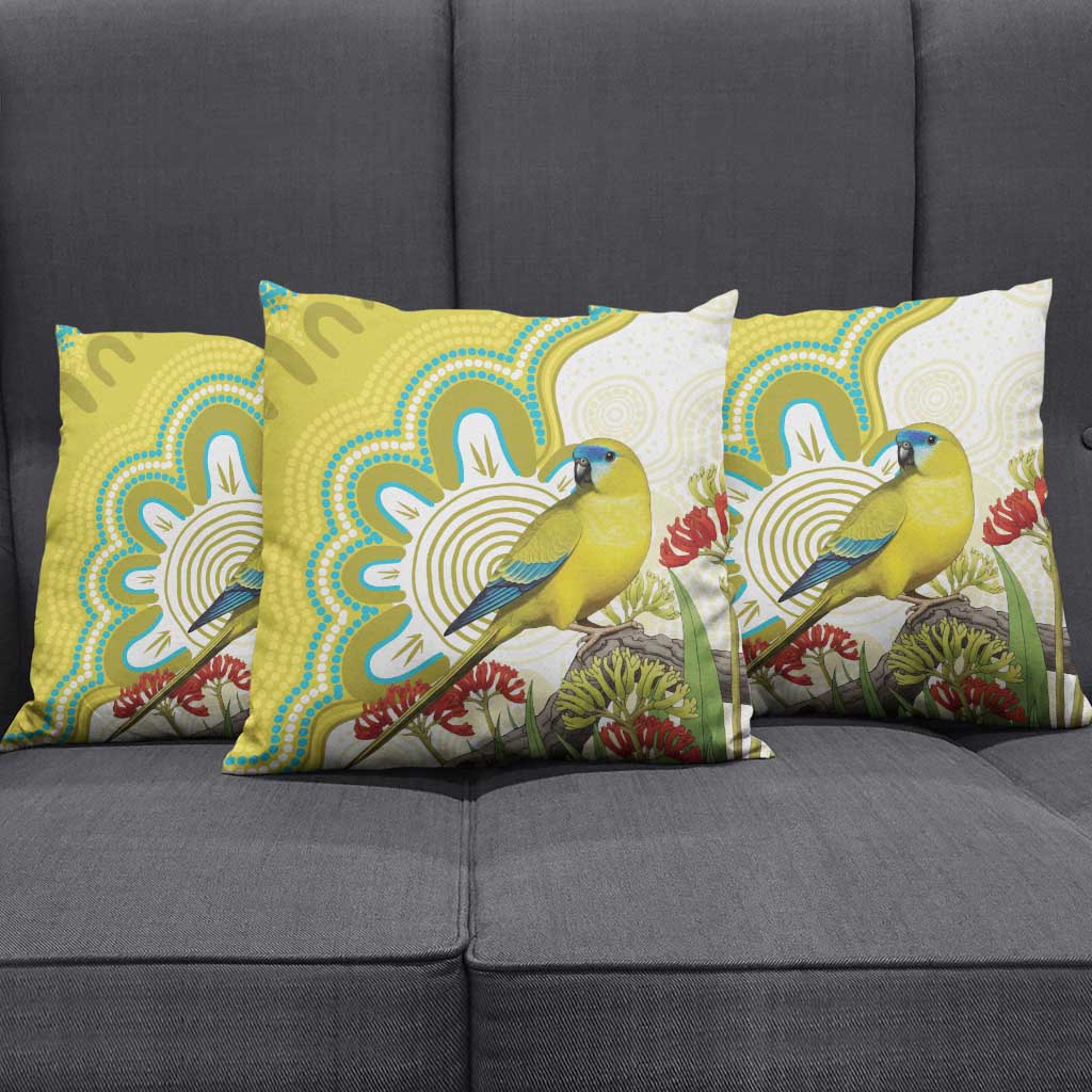 Australia Rock Parrot Pillow Cover Kangaroo Paws Indigenous Art - Aussie Hoodie