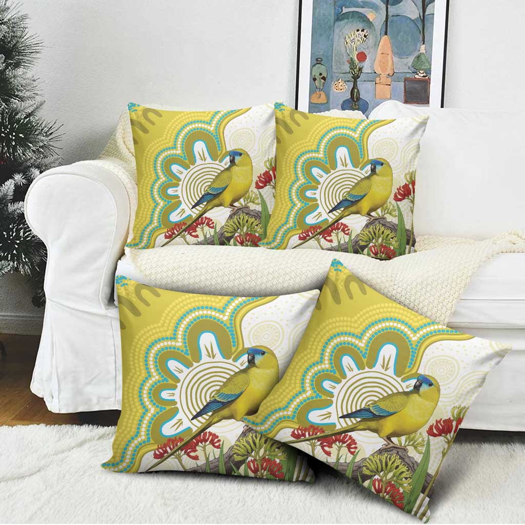 Australia Rock Parrot Pillow Cover Kangaroo Paws Indigenous Art - Aussie Hoodie