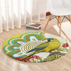 Australia Rock Parrot Round Carpet Kangaroo Paws Indigenous Art - Aussie Hoodie