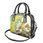 Australia Rock Parrot Shoulder Handbag Kangaroo Paws Indigenous Art - Aussie Hoodie