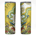 Australia Rock Parrot Skinny Tumbler Kangaroo Paws Indigenous Art - Aussie Hoodie