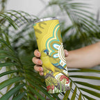 Australia Rock Parrot Skinny Tumbler Kangaroo Paws Indigenous Art - Aussie Hoodie