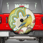 Australia Rock Parrot Spare Tire Cover Kangaroo Paws Indigenous Art - Aussie Hoodie