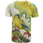 Australia Rock Parrot T Shirt Kangaroo Paws Indigenous Art - Aussie Hoodie