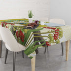 Australia Rock Parrot Tablecloth Kangaroo Paws Indigenous Art - Aussie Hoodie