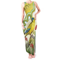 Australia Rock Parrot Tank Maxi Dress Kangaroo Paws Indigenous Art - Aussie Hoodie