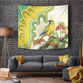 Australia Rock Parrot Tapestry Kangaroo Paws Indigenous Art - Aussie Hoodie