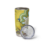 Australia Rock Parrot Tumbler Cup Kangaroo Paws Indigenous Art - Aussie Hoodie
