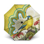 Australia Rock Parrot Umbrella Kangaroo Paws Indigenous Art - Aussie Hoodie