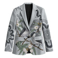 Australia Grey Butcherbird Blazer Eucalyptus Alba Indigenous Art - Aussie Hoodie