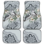 Australia Grey Butcherbird Car Mats Eucalyptus Alba Indigenous Art - Aussie Hoodie