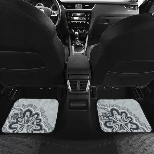 Australia Grey Butcherbird Car Mats Eucalyptus Alba Indigenous Art - Aussie Hoodie