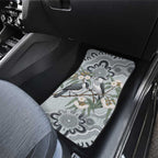 Australia Grey Butcherbird Car Mats Eucalyptus Alba Indigenous Art - Aussie Hoodie