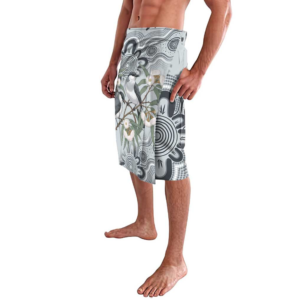 Australia Grey Butcherbird Lavalava Eucalyptus Alba Indigenous Art - Aussie Hoodie