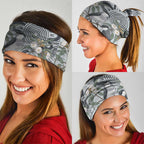 Australia Grey Butcherbird Neck Gaiter Eucalyptus Alba Indigenous Art - Aussie Hoodie