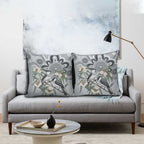 Australia Grey Butcherbird Pillow Cover Eucalyptus Alba Indigenous Art - Aussie Hoodie