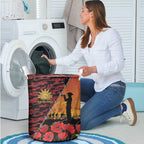 ANZAC Lest We Forget Laundry Basket Australian Army Poppy Tribute