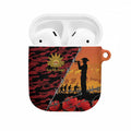 ANZAC Lest We Forget AirPods Case Australian Army Poppy Tribute