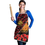 ANZAC Lest We Forget Apron Australian Army Poppy Tribute