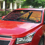 ANZAC Lest We Forget Auto Sun Shade Australian Army Poppy Tribute