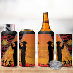 ANZAC Lest We Forget 4 in 1 Can Cooler Tumbler Australian Army Poppy Tribute
