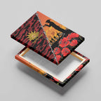 ANZAC Lest We Forget Canvas Wall Art Australian Army Poppy Tribute