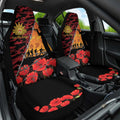 ANZAC Lest We Forget Car Seat Cover Australian Army Poppy Tribute