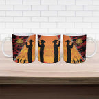 ANZAC Lest We Forget Ceramic Mug Australian Army Poppy Tribute