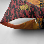 ANZAC Lest We Forget Pillow Cover Australian Army Poppy Tribute
