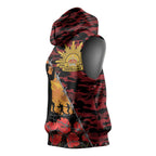 ANZAC Lest We Forget Sleeveless Hoodie Australian Army Poppy Tribute