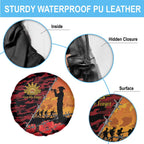 ANZAC Lest We Forget Spare Tire Cover Australian Army Poppy Tribute