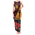 ANZAC Lest We Forget Tank Maxi Dress Australian Army Poppy Tribute