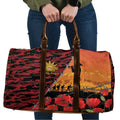 ANZAC Lest We Forget Travel Bag Australian Army Poppy Tribute