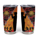 ANZAC Lest We Forget Tumbler Cup Australian Army Poppy Tribute