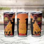 ANZAC Lest We Forget Tumbler Cup Australian Army Poppy Tribute