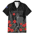 Personalised New Zealand ANZAC Day Hawaiian Shirt Lest We Forget Soldier Memorial
