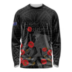 Personalised New Zealand ANZAC Day Long Sleeve Shirt Lest We Forget Soldier Memorial