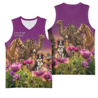 ANZAC Day Basketball Jersey Lest We Forget The Animals Of War