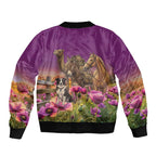ANZAC Day Bomber Jacket Lest We Forget The Animals Of War