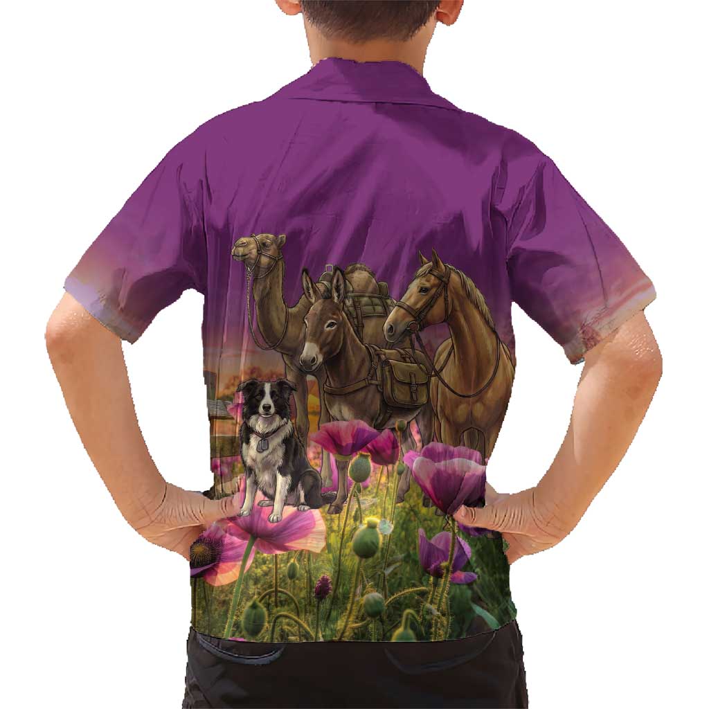 ANZAC Day Hawaiian Shirt Lest We Forget The Animals Of War