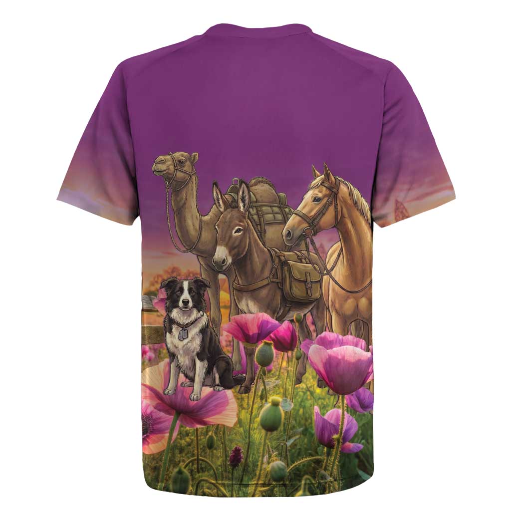 ANZAC Day Rugby Jersey Lest We Forget The Animals Of War